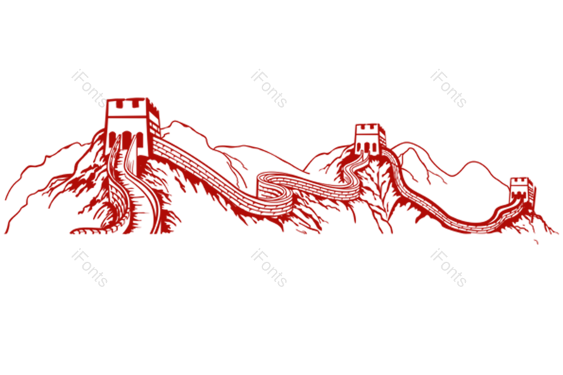 剪纸图片,中国元素,中国梦PNG,建筑免抠素材